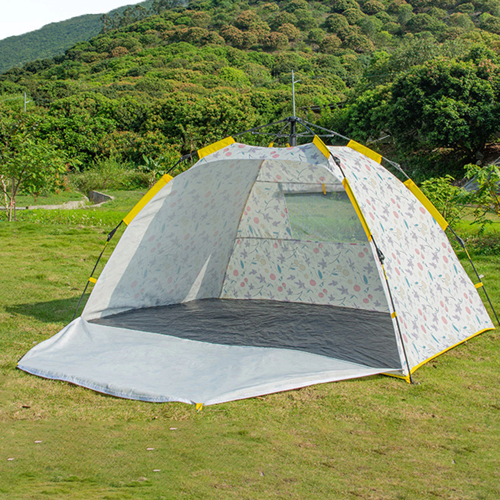 Cheap Goat Tents Sun Shelter Sun Shelter Shade Beach Tent UV Protection Ventilation Pop Up Beach Tent For 2 3 Person SPF 50 Sun Shade Shelter   